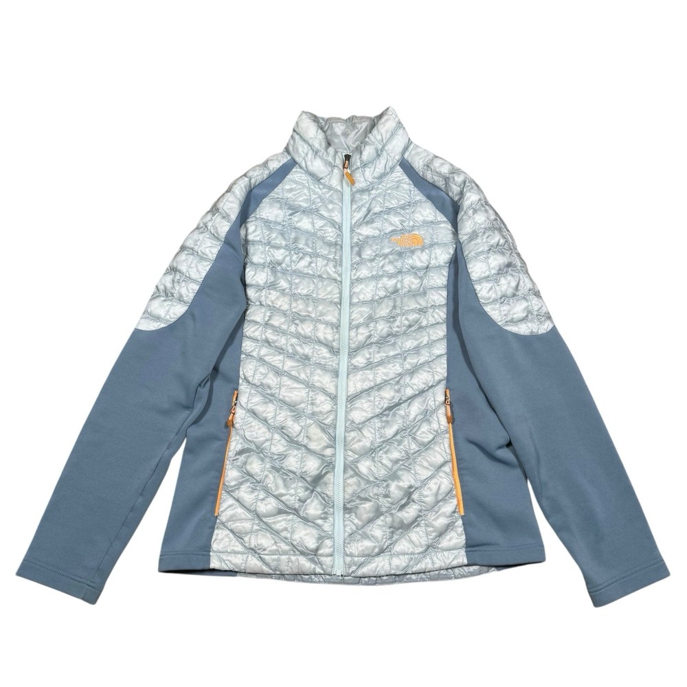 The North Face Momentum Thermoball Hybrid Jacket Full Zip Blue - Women's Sz M